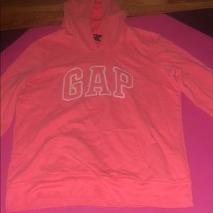 pink hoodie